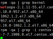 Centos 内核版本和发行版本降级操作